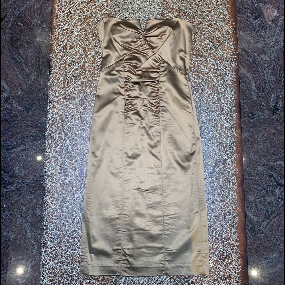 Gold Metallic Gold Satin